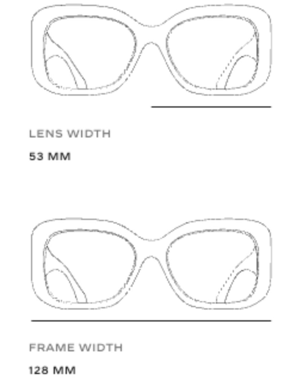 CHANEL Black Oversized Rectangle Sunglasses w/ Orig. Packaging Celeb Style - Picture 14 of 16